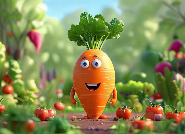 维生素c的故事动画；胡萝卜是蔬菜吗