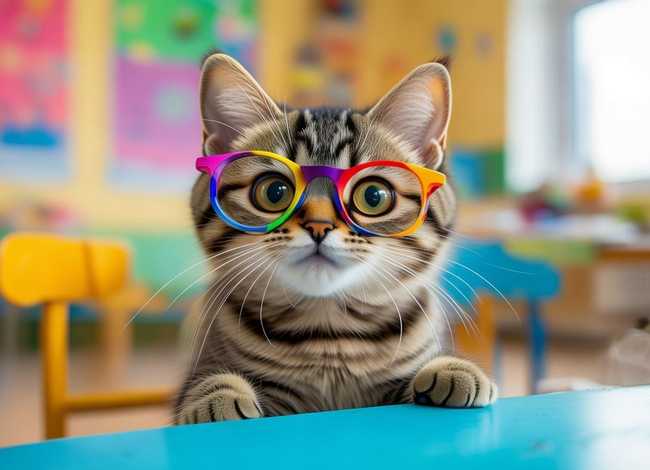 保护眼睛小故事幼儿园 中班健康戴眼镜的小猫教案