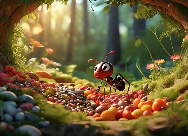 儿童英语故事图文 儿童故事-小蚂蚁的仓库 儿童英语故事图文 儿童故事-小蚂蚁的仓库