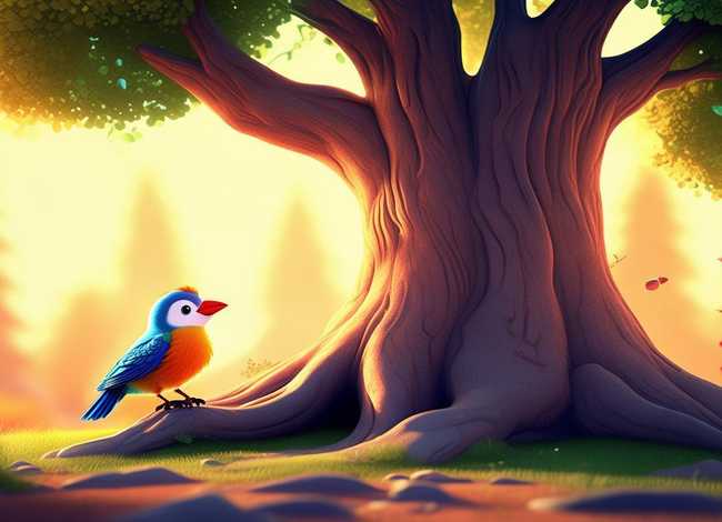 鸟树幼儿故事 童话关于小鸟和大树的故事