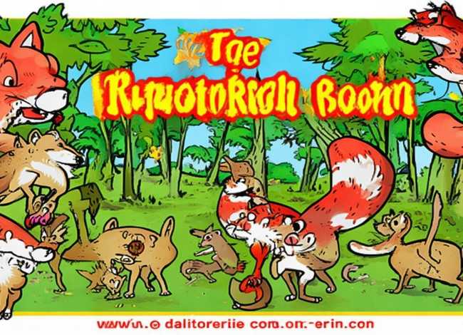 儿童故事手抄报简单图画，列那狐的故事读书小报怎么画