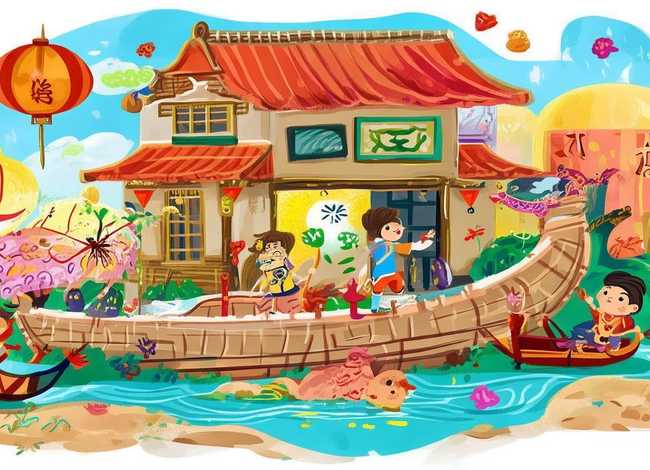 《端午节的故事》绘本幼儿简笔画(我家的端午节是怎么过的简笔画) 《端午节的故事》绘本幼儿简笔画(我家的端午节是怎么过的简笔画)