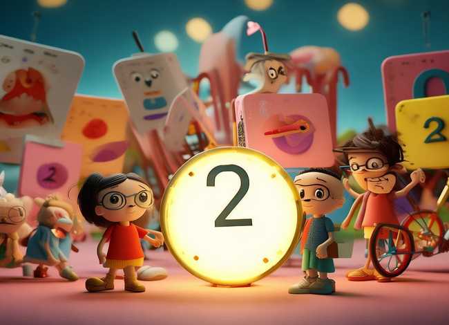 播放关于数字的故事（编6个2的乘法故事）