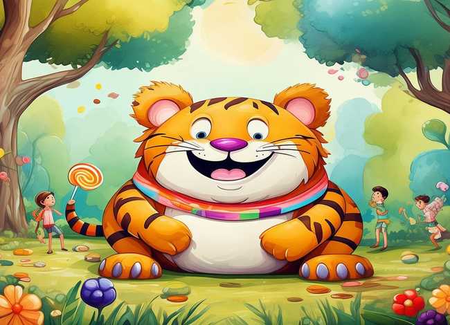 瘪嘴老虎文字版、四年级童话故事巜没牙齿的老虎