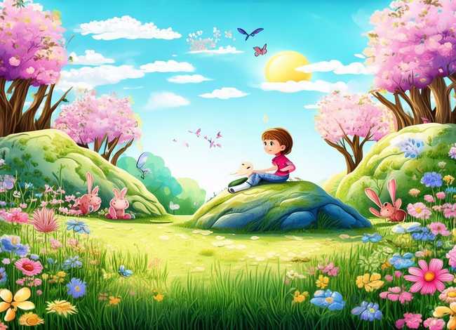 儿童故事关于春天的故事书 - 春天的故事,作文,500字,范文