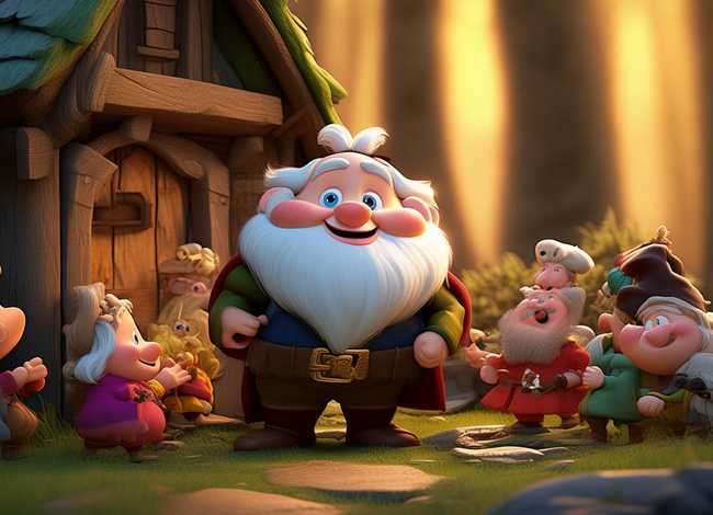 小矮人的简单故事、七个小矮人和王子的故事 小矮人的简单故事、七个小矮人和王子的故事