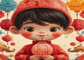 元宵节儿童画画图片大全简单漂亮 九岁画画简单又漂亮