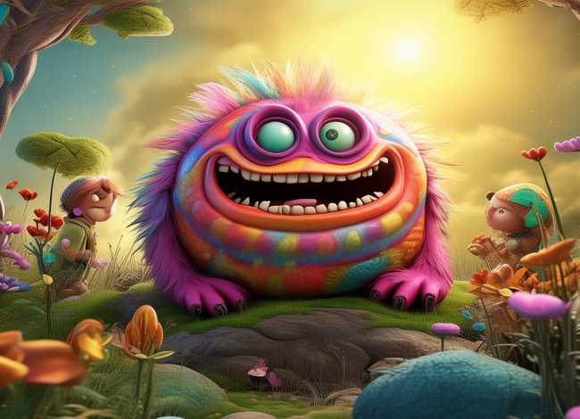 幼儿怪物故事、丑丑故事