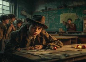 侦探故事小学生（给我几个短小侦探故事）