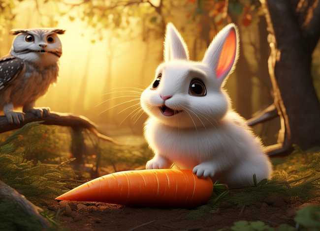 小白兔拔大萝卜故事(睡前故事之小白兔与大灰狼) 小白兔拔大萝卜故事(睡前故事之小白兔与大灰狼)