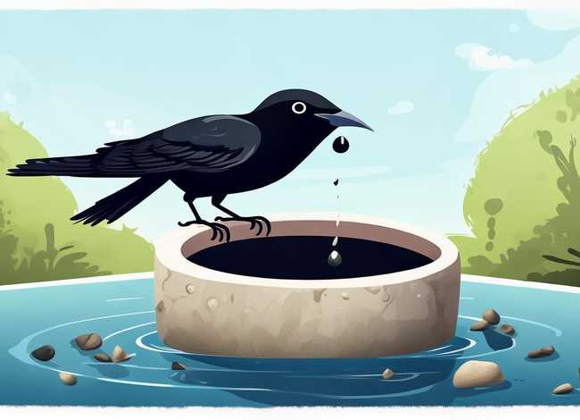 儿童故事简笔画绘本可以打印、《乌鸦喝水》绘本故事 儿童故事简笔画绘本可以打印、《乌鸦喝水》绘本故事