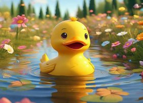 儿童故事《小黄鸭》；小黄鸭的故事