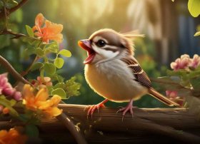 贝瓦儿歌故事免费听、小麻雀爱说话儿歌