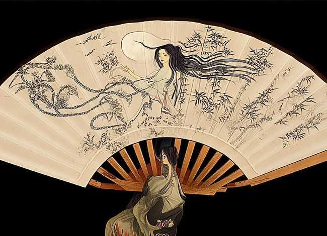 古代故事手绘、王星记的手绘扇子的故事 古代故事手绘、王星记的手绘扇子的故事