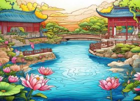 涂色故事绘本、颐和园幻彩颐和系列涂色绘本礼盒套装-适用对象