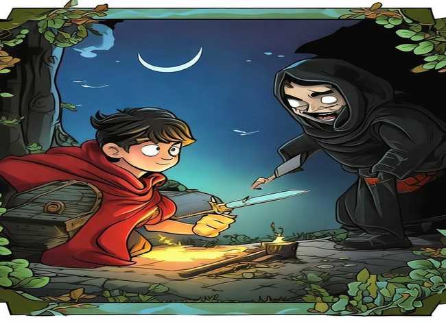 少儿连环画故事（连环画,只要4个图片就能表达完整个故事的图片）