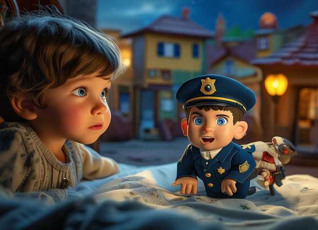警察抓小偷的儿童故事 - 5岁幼儿睡前童话故事