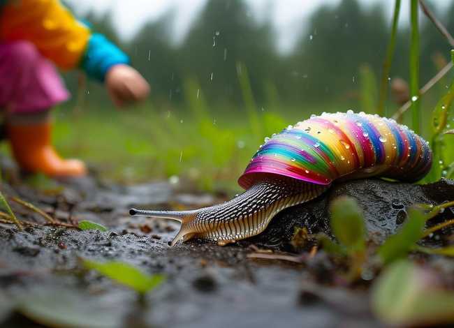 儿童科普故事-为什么蜗牛为要等下雨天才出 为什么蜗牛要等到下雨后才出来