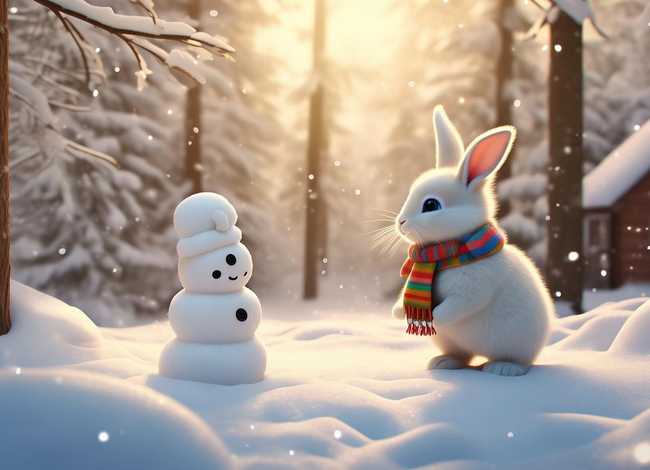 关于冷的小故事 - 幼儿故事不怕冷的小免子 关于冷的小故事 - 幼儿故事不怕冷的小免子