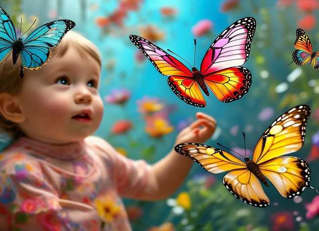 三只蝴蝶儿童故事英文版；幼儿园小故事《三只蝴蝶》儿童故事绘本分享