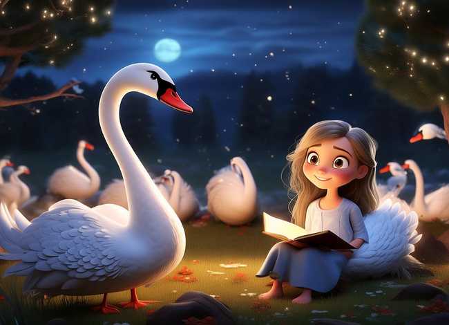 睡前故事野天鹅下集（大雁的故事编童话故事）