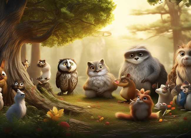 多角色儿童故事;多角色的寓言故事 多角色儿童故事;多角色的寓言故事