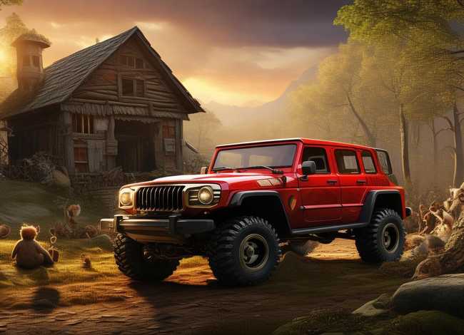 越野车的故事睡前故事、小学童话小故事