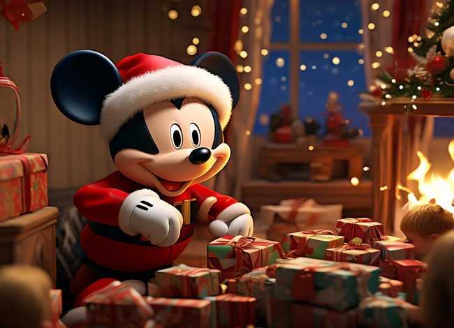米奇小故事 跪求《米老鼠的圣诞节》为题的小故事急