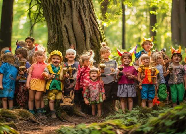 森林故事会儿童比赛金奖；幼儿园森林动物故事会