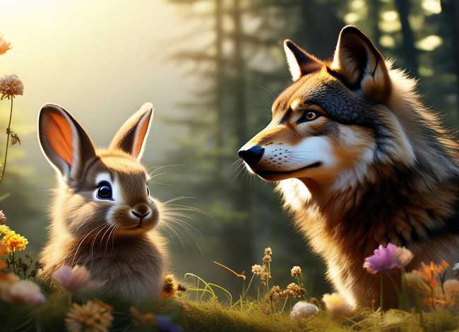 狼和兔子的故事 小兔子乖乖；小兔乖乖这个故事告诉我们什么道理