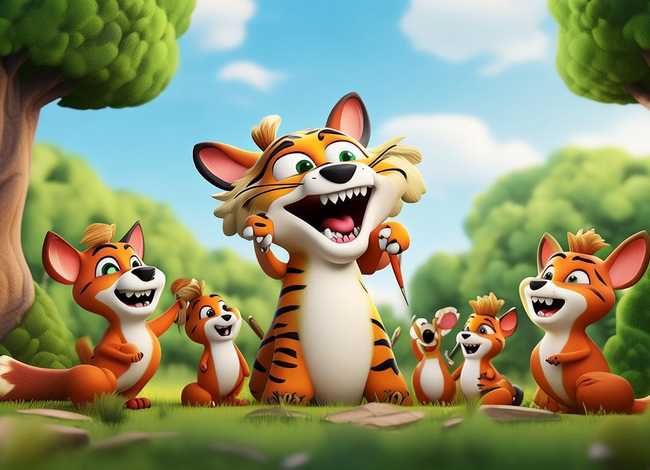老虎拔牙的故事视频幼儿园，老虎与狐狸的故事,寓言故事老虎拔牙,狐狸把老虎的牙都拔了