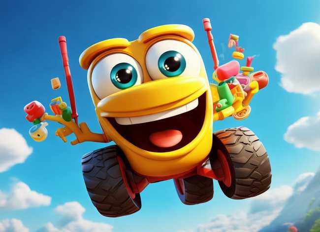 挖土机儿童故事3-6岁（绘本讲师训练营【29期】19-21阅读原创《会飞的挖土机》）