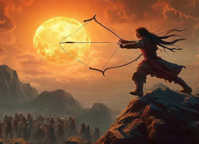 后羿射日儿童故事100字(后羿射日的民间故事100字) 后羿射日儿童故事100字(后羿射日的民间故事100字)