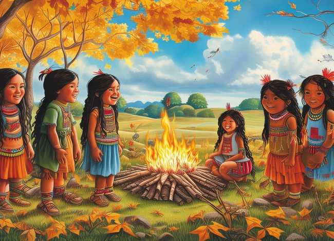 印第安人故事绘本 绘本推荐‖感恩节·凯迪克银奖