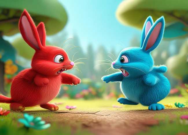 越南少儿动画，求一部两只兔子打仗的3D动画片名字!