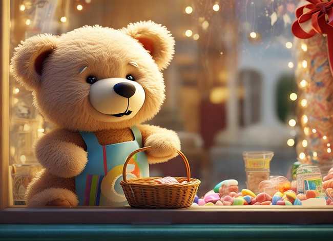 买糖果的小熊故事,小熊买糖果的幼儿故事 买糖果的小熊故事,小熊买糖果的幼儿故事