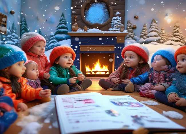 冬天的故事儿歌歌词图片 幼儿园小班教案 冬天的故事儿歌歌词图片 幼儿园小班教案