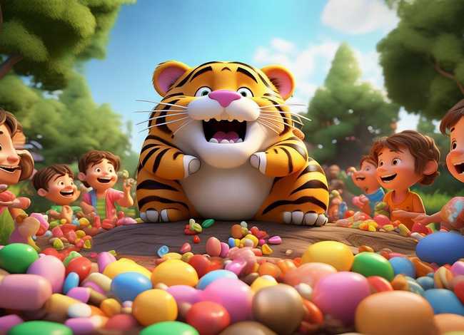 少儿故事3-6岁老虎吃糖（幼儿园中班教案《爱吃糖的老虎》）