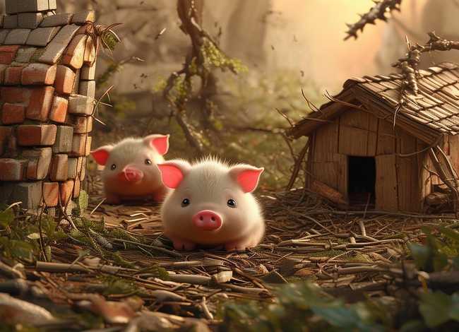 关于小猪的故事简短;关于三只小猪的故事经过 关于小猪的故事简短;关于三只小猪的故事经过