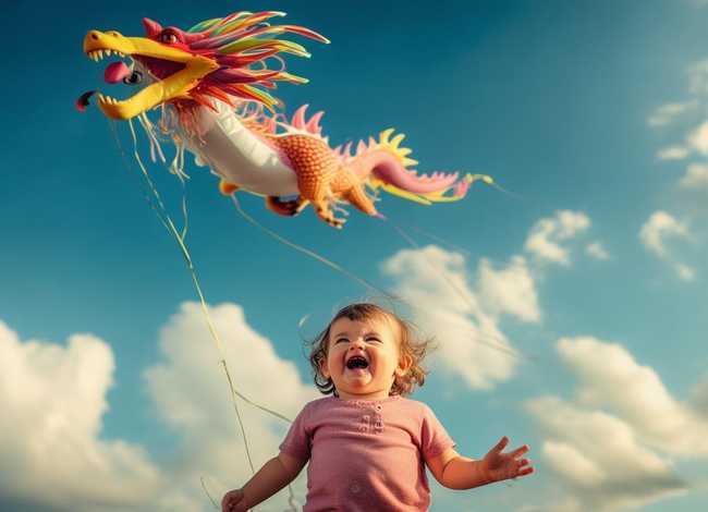 儿童放风筝时的天真的诗句 关于儿童放风筝的诗歌