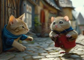 格林童话《猫和老鼠》（格林童话中《猫和老鼠》这个故事的寓意）