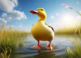 动物故事励志故事、动物励志故事-一条腿的鸭子