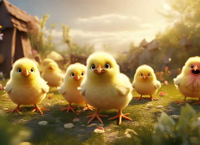 我要看小鸡的故事 小鸡学本领的童话故事