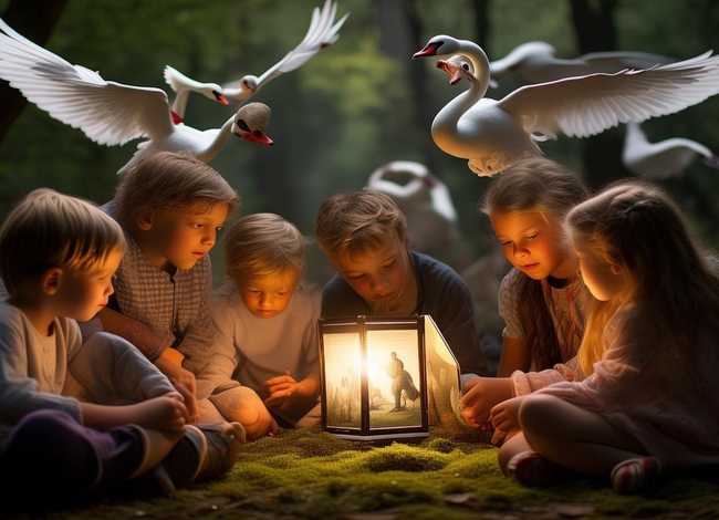 7到12岁睡前故事野天鹅正版 - 儿童童话故事大全短篇