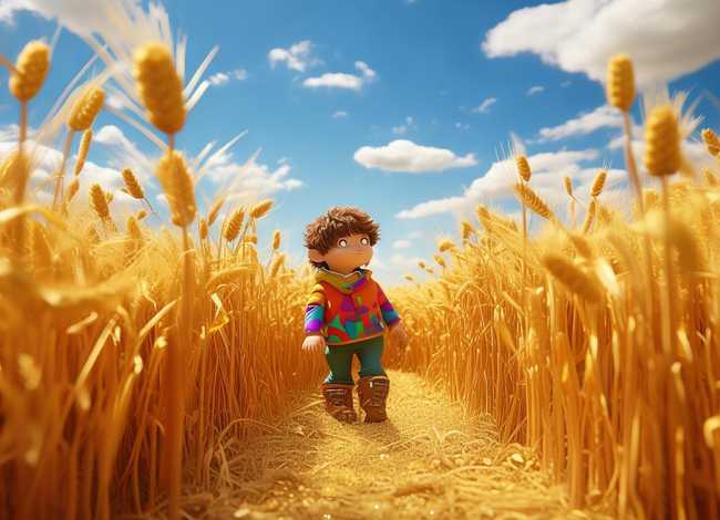 少儿漫画故事 走进童书的金麦田-