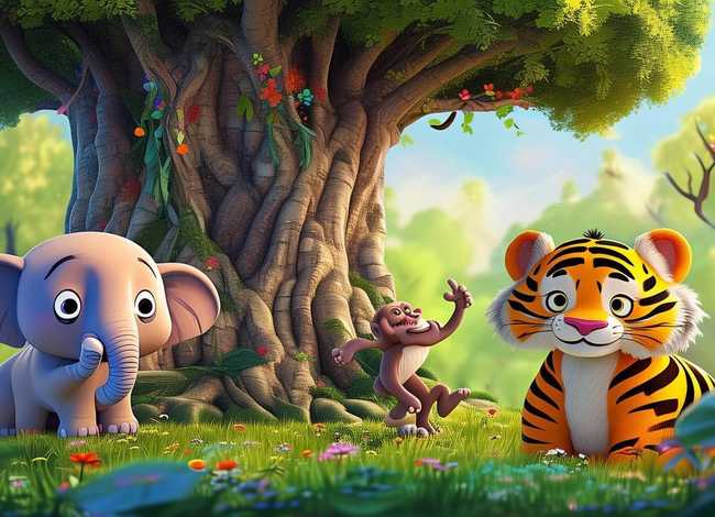 六一儿童节表演童话故事完整版 - 关于大象老虎猴子的童话故事 六一儿童节表演童话故事完整版 - 关于大象老虎猴子的童话故事