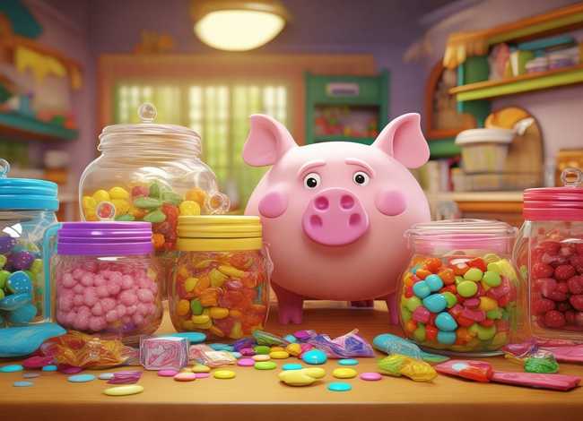 糖果小故事（小猪偷吃糖果故事）