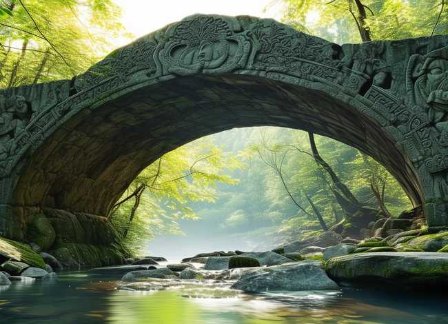 阿难化身石桥的故事；阿难化身石桥的传奇故事