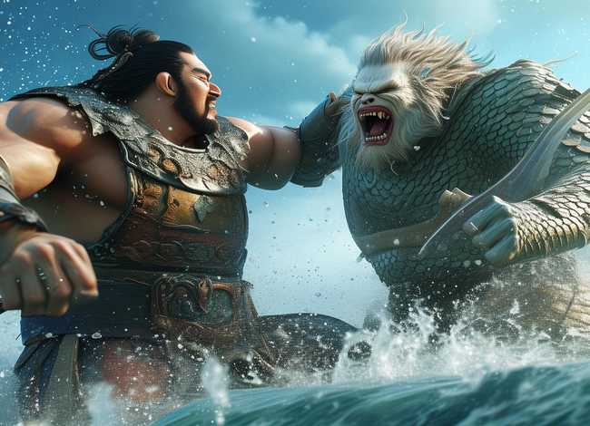 水浒传故事动画版，水浒传-李逵智斗浪里白条的故事动画片在线观看