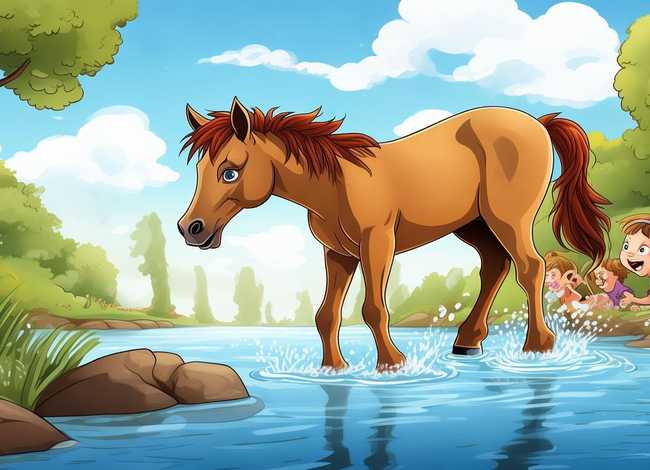 儿童故事小马过河的故事在线听 大班《小马过河》故事 儿童故事小马过河的故事在线听 大班《小马过河》故事